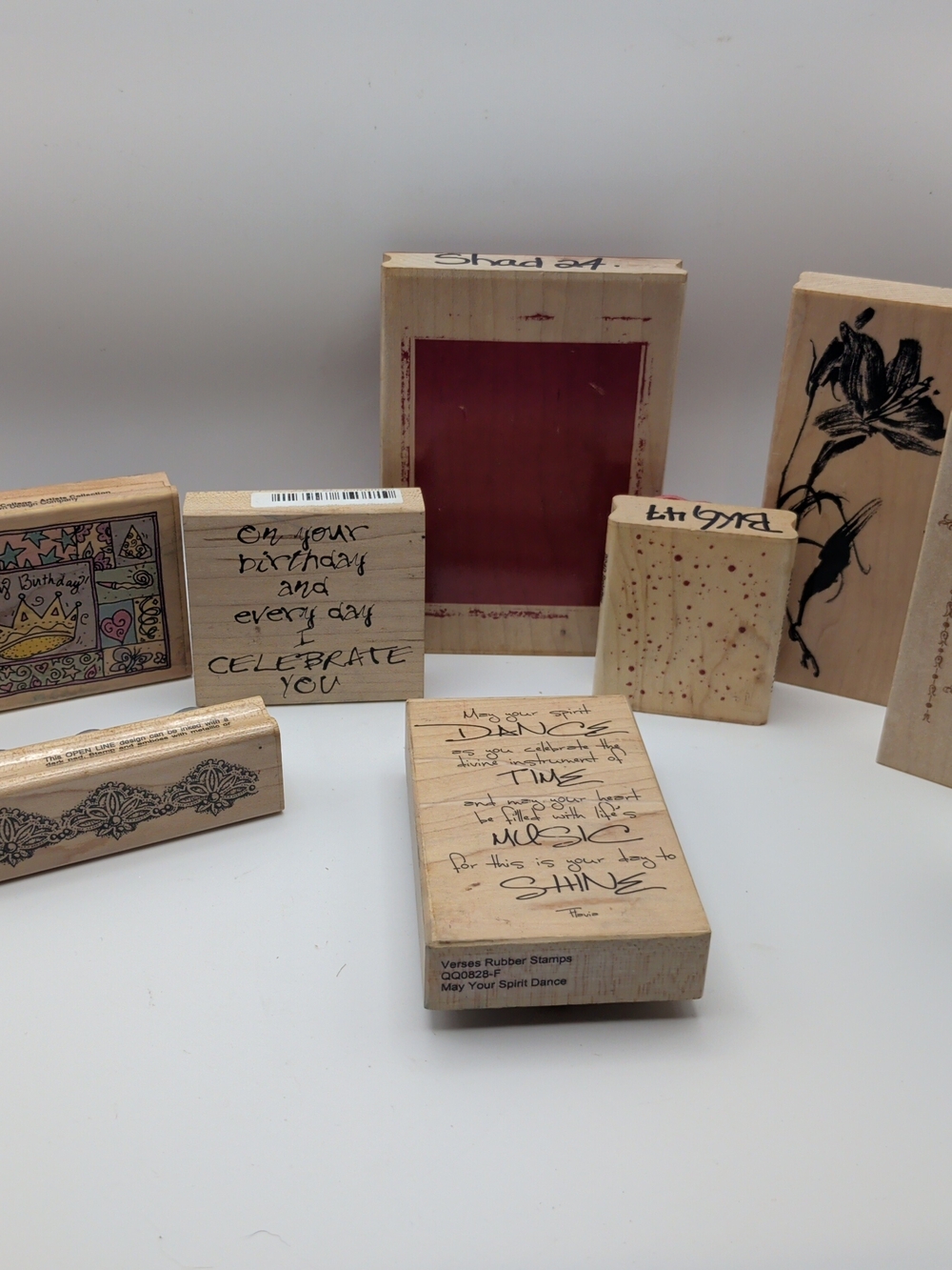 Rubber Stamps Set Of 10 Different Brands (G)